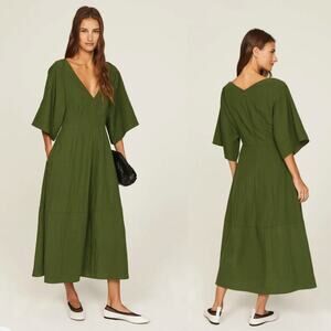 VINCE Flutter Sleeve Dress - Size M